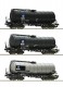 76156 Roco Set of 3 Slurry tank car type KVG